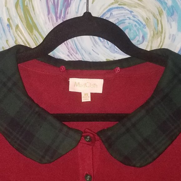 Modcloth Detachable Collar Cardigan - Picture 3 of 5